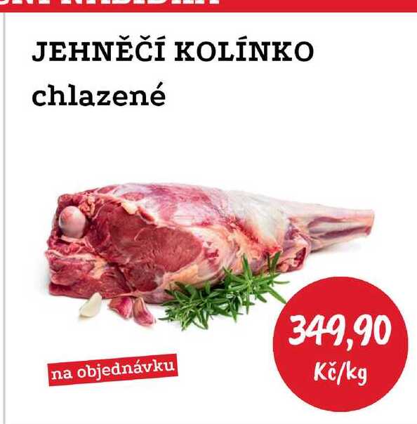 JEHNĚČÍ KOLÍNKO chlazené na objednávku 1kg 