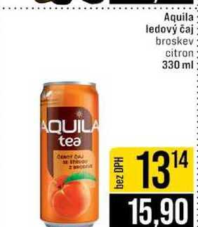 Aquila ledový čaj broskev citron 330 ml