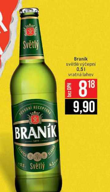 Braník světlé výčepní 0,5l