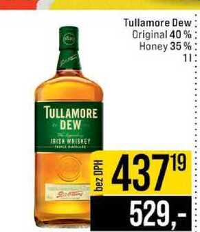 Tullamore Dew Original 40% Honey 35% 1l