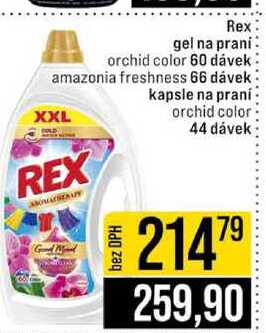 Rex gel na praní orchid color 60 dávek
