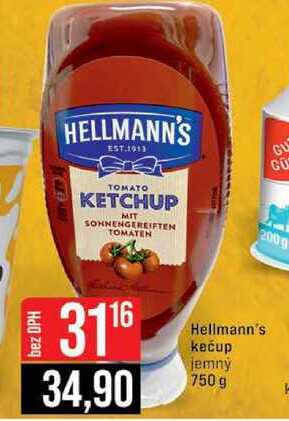Hellmann's kečup jemný 750 g 