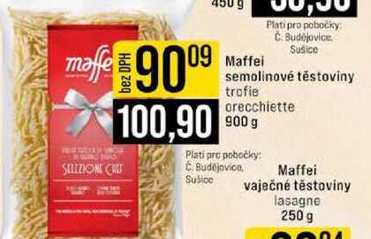 Maffei vaječné těstoviny lasagne 250 g 