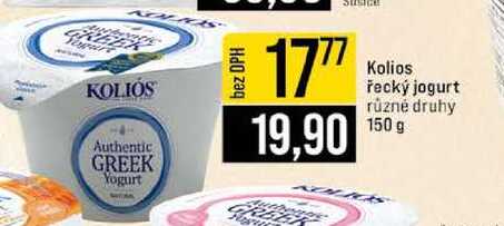 Kolios řecký jogurt různé druhy 150 g 