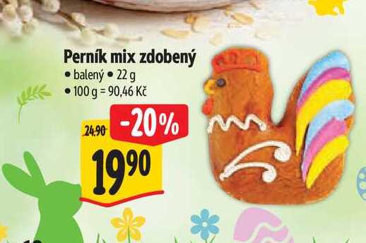 Perník mix zdobený  22 