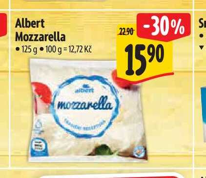 Albert Mozzarella 125 g  