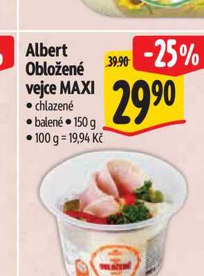 Albert Obložené vejce MAXI  150 g