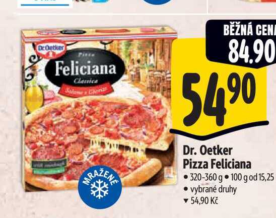  Dr. Oetker Pizza Feliciana 320-360 g 
