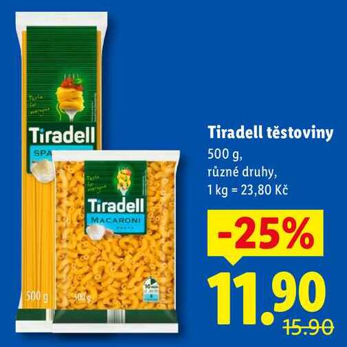 Tiradell těstoviny, 500 g