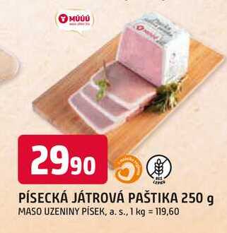 PÍSECKÁ JÁTROVÁ PAŠTIKA 250 g