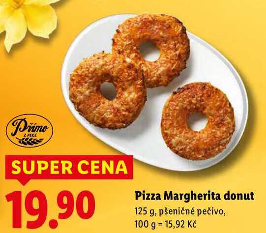 Pizza Margherita donut, 125 g
