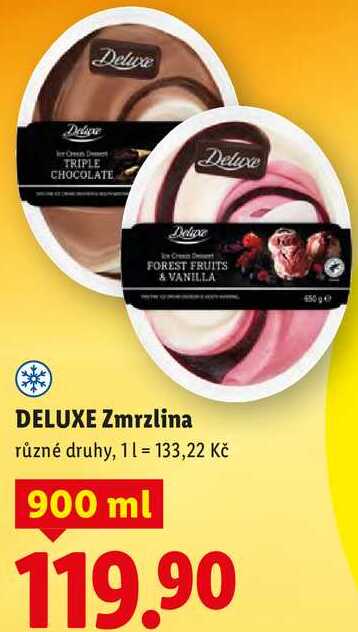 DELUXE Zmrzlina, 900 ml