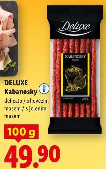 DELUXE Kabanosky, 100 g