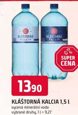 KLÁŠTORNÁ KALCIA 1,5L