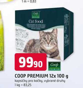 COOP PREMIUM 12x 100 g kapsičky pro kočky
