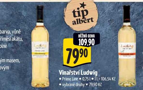  Vinařství Ludwig Prime Line  0,75 l