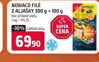 NOWACO FILÉ Z ALJAŠKY 300 g + 100 g