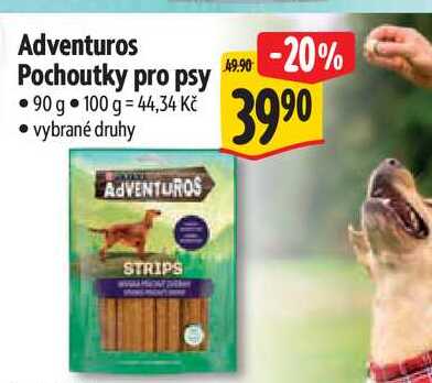 Adventuros Pochoutky pro psy 90 g 