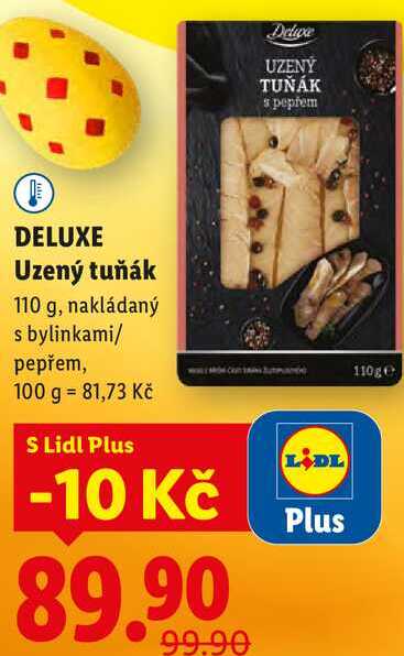 DELUXE Uzený tuňák, 110 g