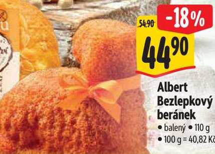  Albert Bezlepkový beránek 110 g