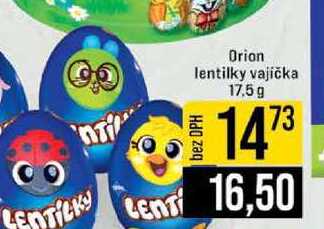 Orion lentilky vajíčka 17.5 g