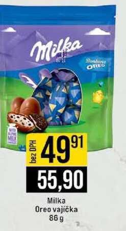 Milka Oreo vajíčka 86 g