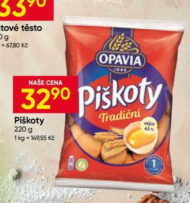 Opavia Piškoty tradiční 220g