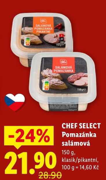 CHEF SELECT Pomazánka salámová, 150 g