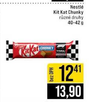 Nestlé Kit Kat Chunky různé druhy 40-42 g
