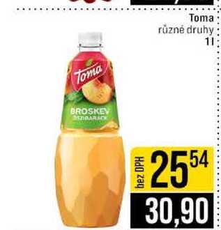 Toma různé druhy 1l