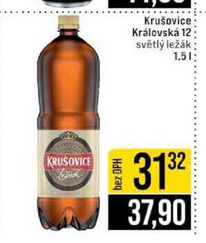 Krušovice Královská 12 světlý ležák 1,5l