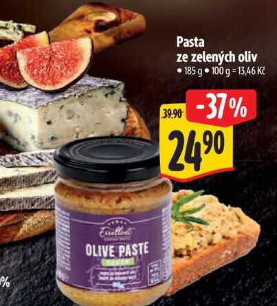 Pasta ze zelených oliv 185 g