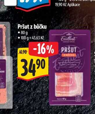 Pršut z bůčku 80 g