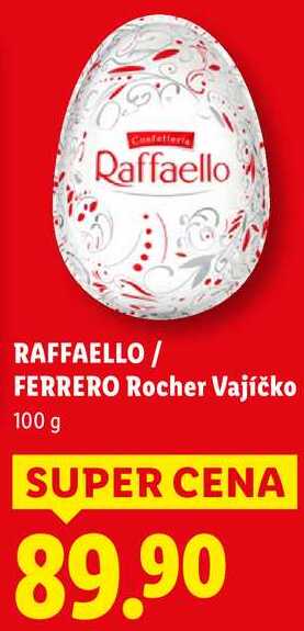 RAFFAELLO/FERRERO Rocher Vajíčko, 100 g 