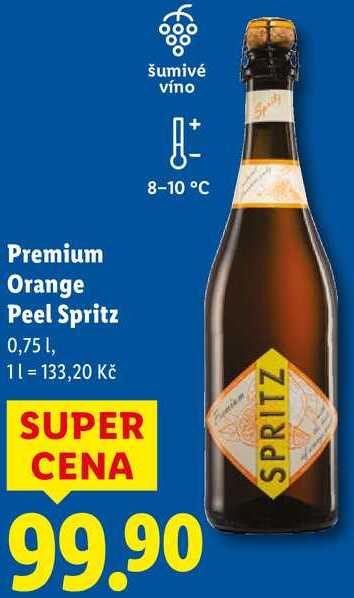 Premium Orange Peel Spritz, 0,75 l