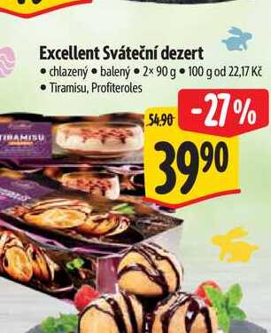   Excellent Sváteční dezert  2x90 g