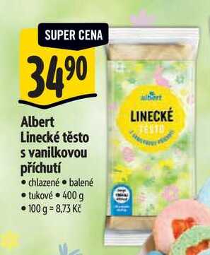   Albert Linecké těsto s vanilkovou příchutí  400 g