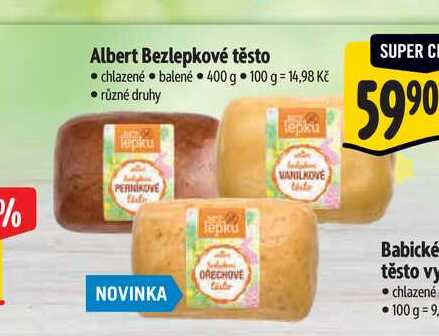 Albert Bezlepkové těsto  400 g