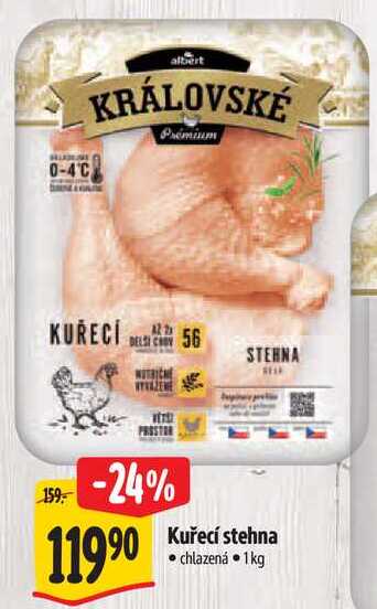 Kuřecí stehna, 1 kg