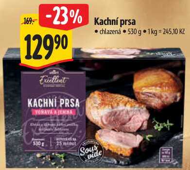 Kachní prsa, 530 g
