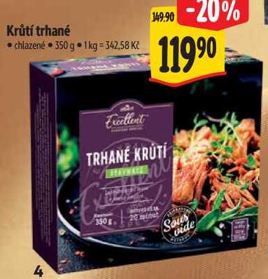 Krůtí trhané, 350 g
