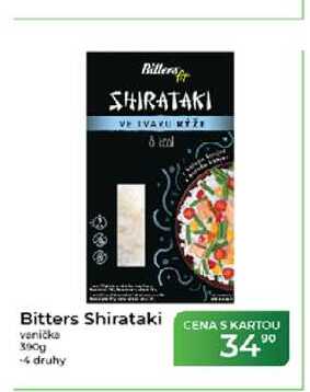 Bitters Shirataki vanička 390g