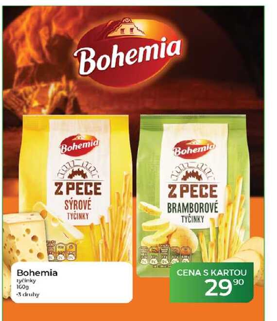 Bohemia tyčinky 160g