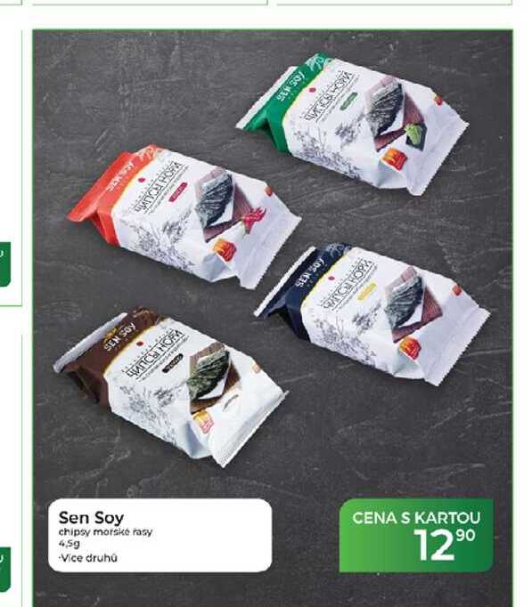 Sen Soy chipsy morské řasy 4,5g