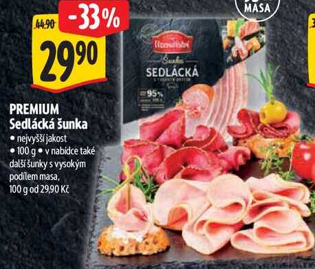 PREMIUM Sedlácká šunka, 100 g