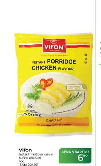 Vifon Instantní rýžová kaše 50g