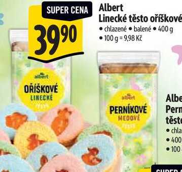 Albert Linecké těsto oříškové, 400 g
