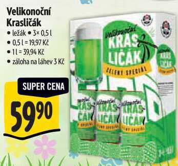 Velikonoční Krasličák, 3x 0,5 l