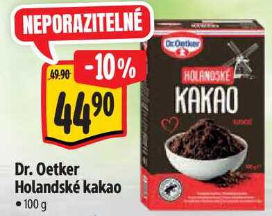 Dr. Oetker Holandské kakao, 100 g