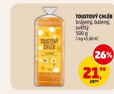 TOUSTOVÝ CHLÉB, 500 g